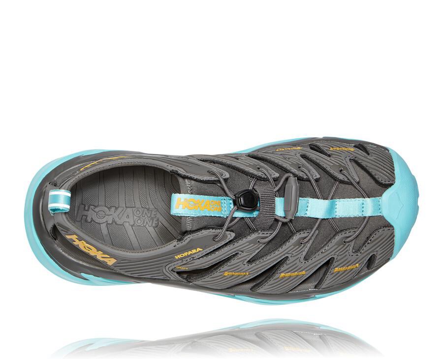 Hoka One One Sandaler Dame - Hopara - Mørkegrå - 273149QIH